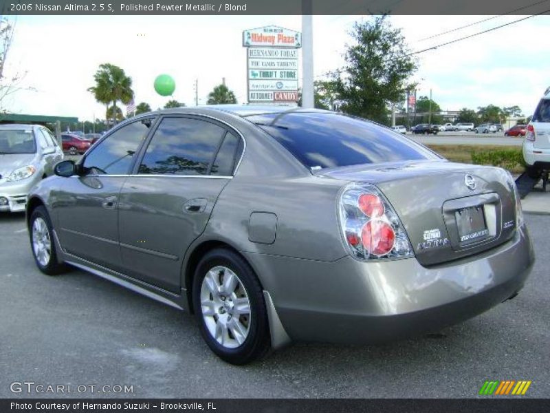 Polished Pewter Metallic / Blond 2006 Nissan Altima 2.5 S