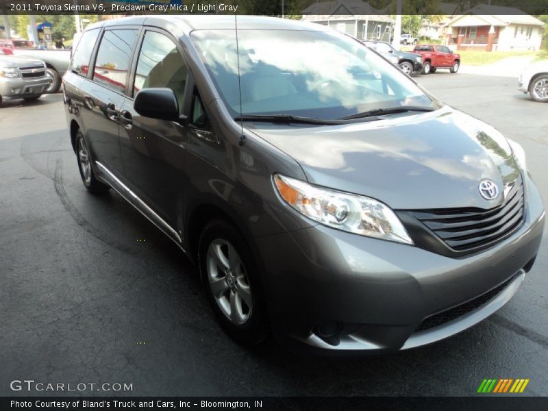 Predawn Gray Mica / Light Gray 2011 Toyota Sienna V6