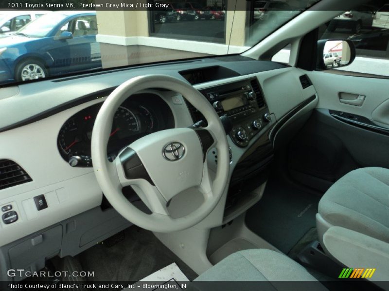 Predawn Gray Mica / Light Gray 2011 Toyota Sienna V6