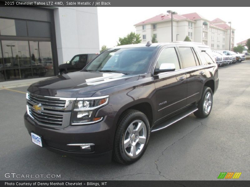 Sable Metallic / Jet Black 2015 Chevrolet Tahoe LTZ 4WD