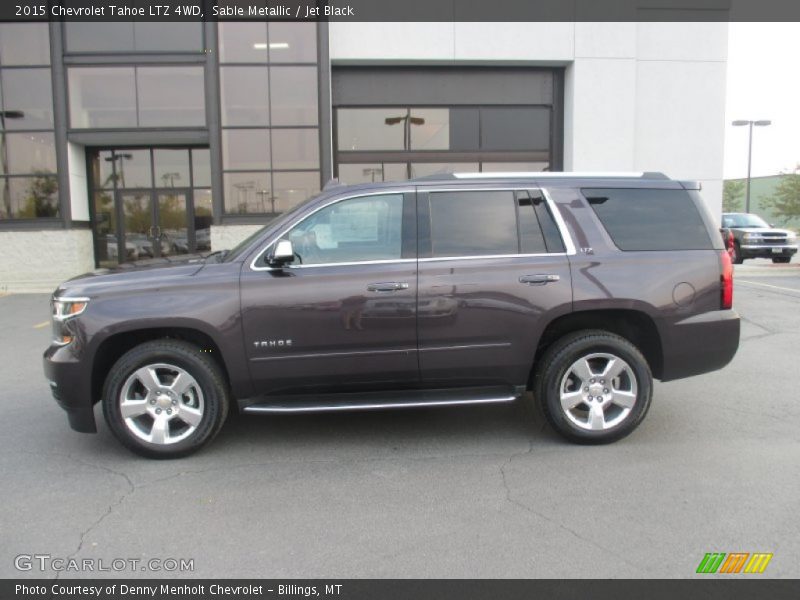 Sable Metallic / Jet Black 2015 Chevrolet Tahoe LTZ 4WD