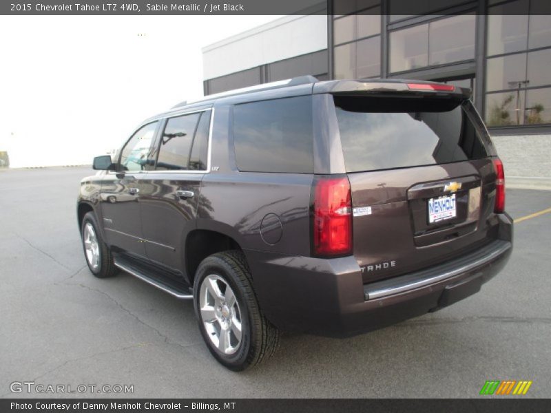 Sable Metallic / Jet Black 2015 Chevrolet Tahoe LTZ 4WD