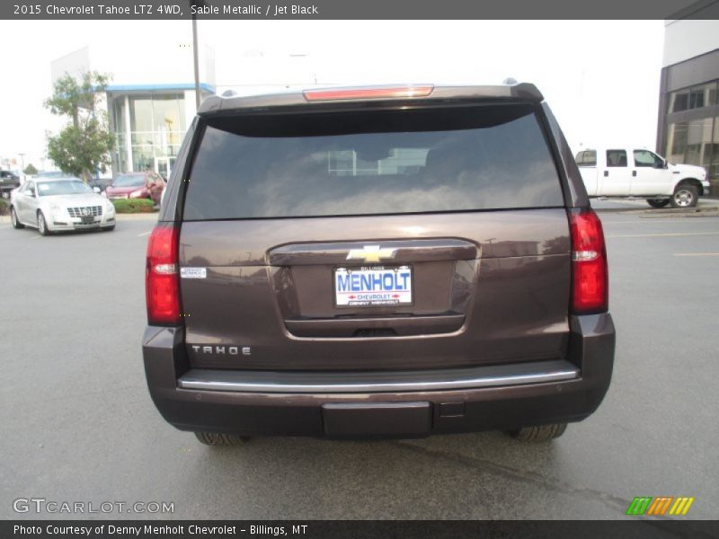 Sable Metallic / Jet Black 2015 Chevrolet Tahoe LTZ 4WD