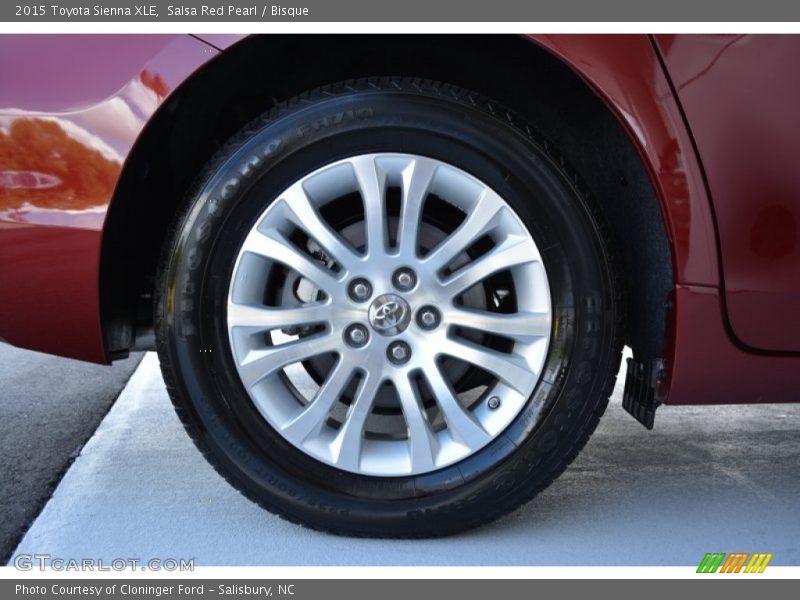 Salsa Red Pearl / Bisque 2015 Toyota Sienna XLE