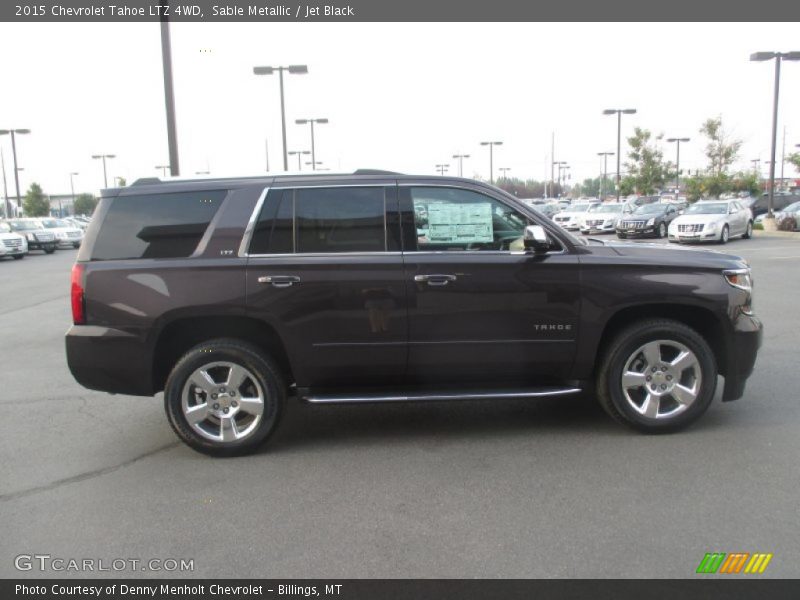 Sable Metallic / Jet Black 2015 Chevrolet Tahoe LTZ 4WD