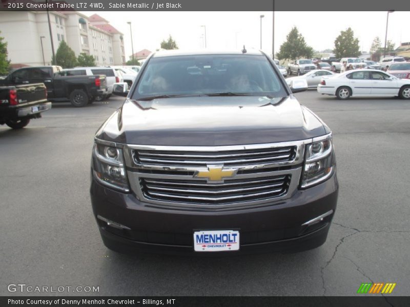 Sable Metallic / Jet Black 2015 Chevrolet Tahoe LTZ 4WD