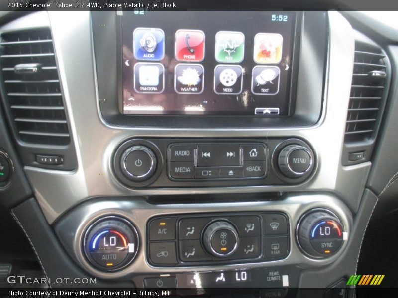Sable Metallic / Jet Black 2015 Chevrolet Tahoe LTZ 4WD