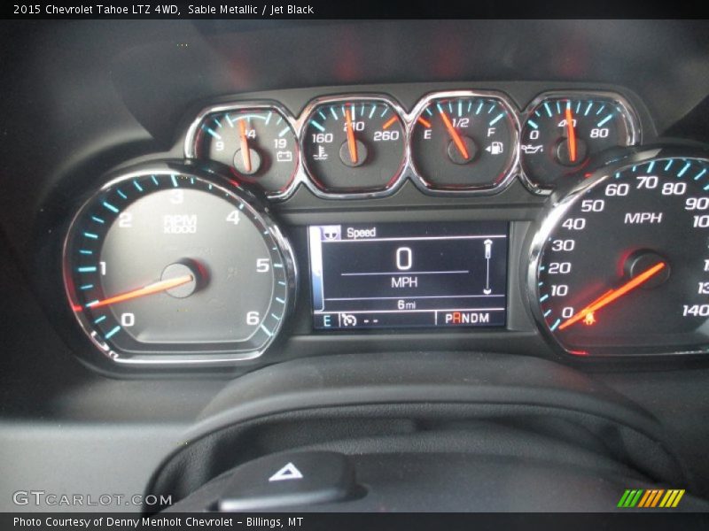 Sable Metallic / Jet Black 2015 Chevrolet Tahoe LTZ 4WD