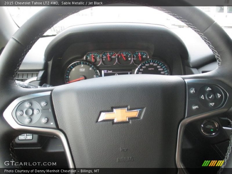 Sable Metallic / Jet Black 2015 Chevrolet Tahoe LTZ 4WD