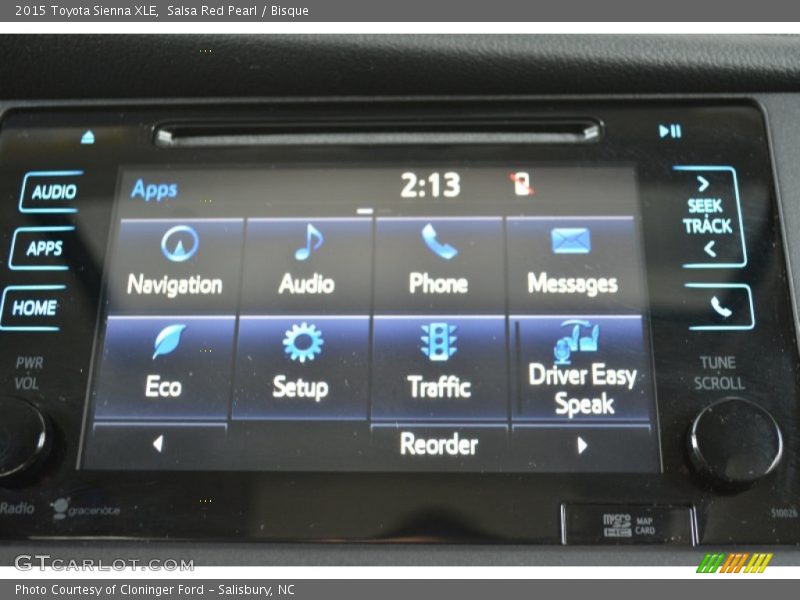 Salsa Red Pearl / Bisque 2015 Toyota Sienna XLE