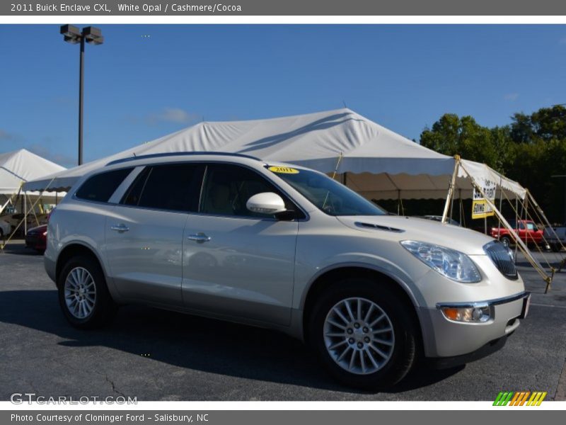 White Opal / Cashmere/Cocoa 2011 Buick Enclave CXL