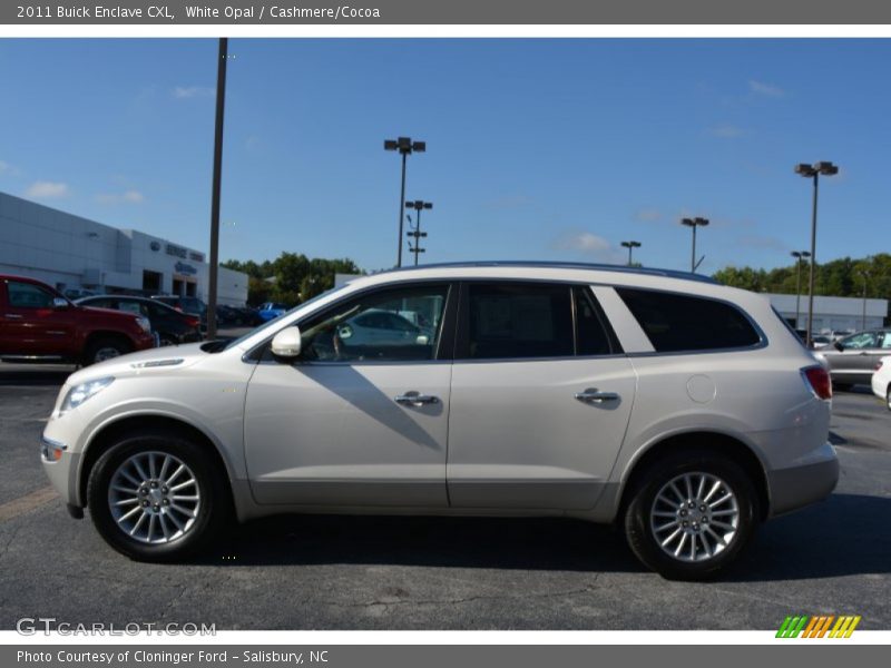 White Opal / Cashmere/Cocoa 2011 Buick Enclave CXL