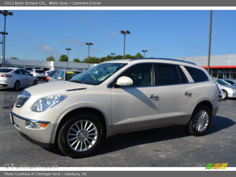 White Opal / Cashmere/Cocoa 2011 Buick Enclave CXL