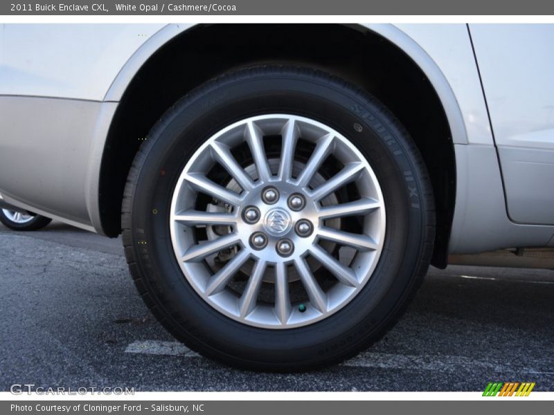 White Opal / Cashmere/Cocoa 2011 Buick Enclave CXL
