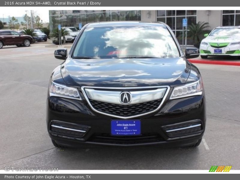 Crystal Black Pearl / Ebony 2016 Acura MDX SH-AWD