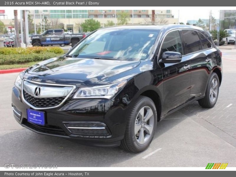 Crystal Black Pearl / Ebony 2016 Acura MDX SH-AWD