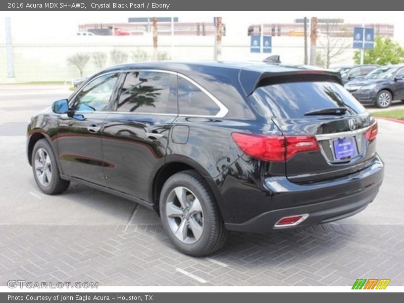 Crystal Black Pearl / Ebony 2016 Acura MDX SH-AWD