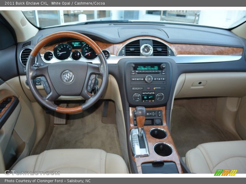 White Opal / Cashmere/Cocoa 2011 Buick Enclave CXL