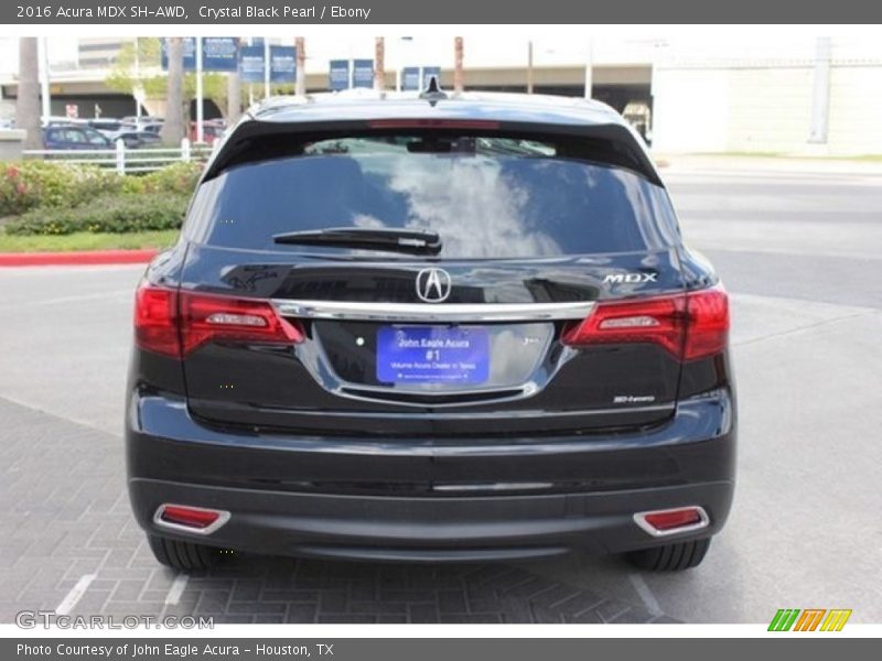 Crystal Black Pearl / Ebony 2016 Acura MDX SH-AWD