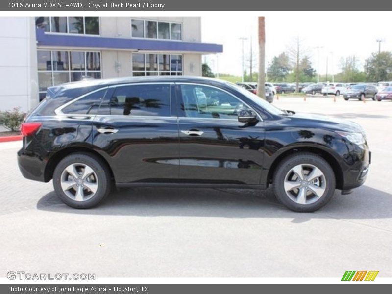 Crystal Black Pearl / Ebony 2016 Acura MDX SH-AWD