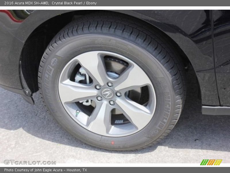 Crystal Black Pearl / Ebony 2016 Acura MDX SH-AWD