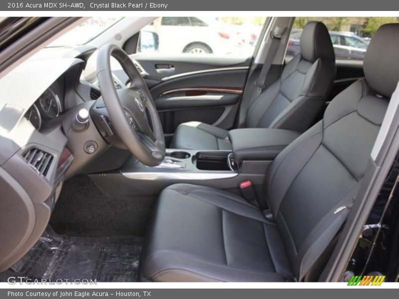 Crystal Black Pearl / Ebony 2016 Acura MDX SH-AWD