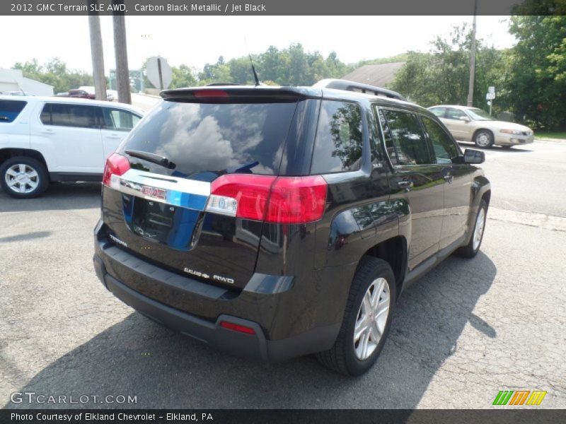 Carbon Black Metallic / Jet Black 2012 GMC Terrain SLE AWD
