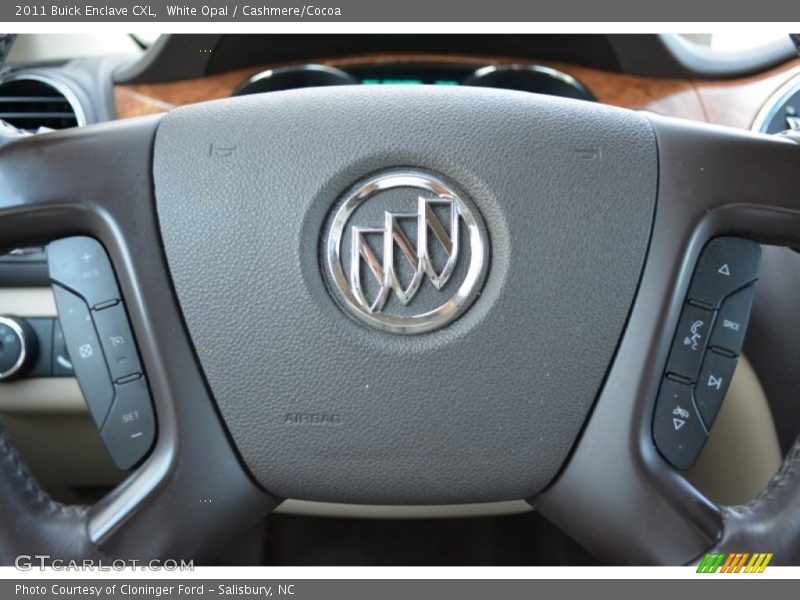 White Opal / Cashmere/Cocoa 2011 Buick Enclave CXL