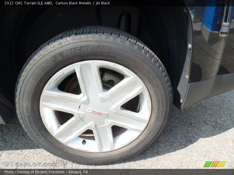 Carbon Black Metallic / Jet Black 2012 GMC Terrain SLE AWD