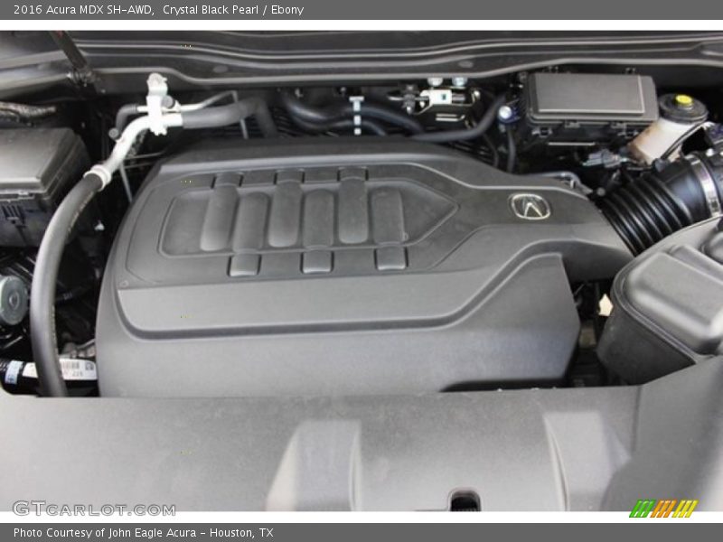 Crystal Black Pearl / Ebony 2016 Acura MDX SH-AWD