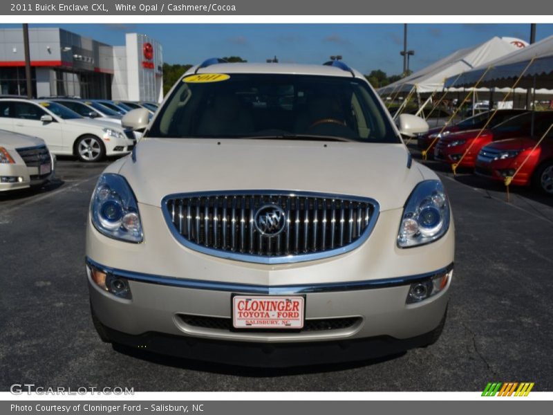 White Opal / Cashmere/Cocoa 2011 Buick Enclave CXL