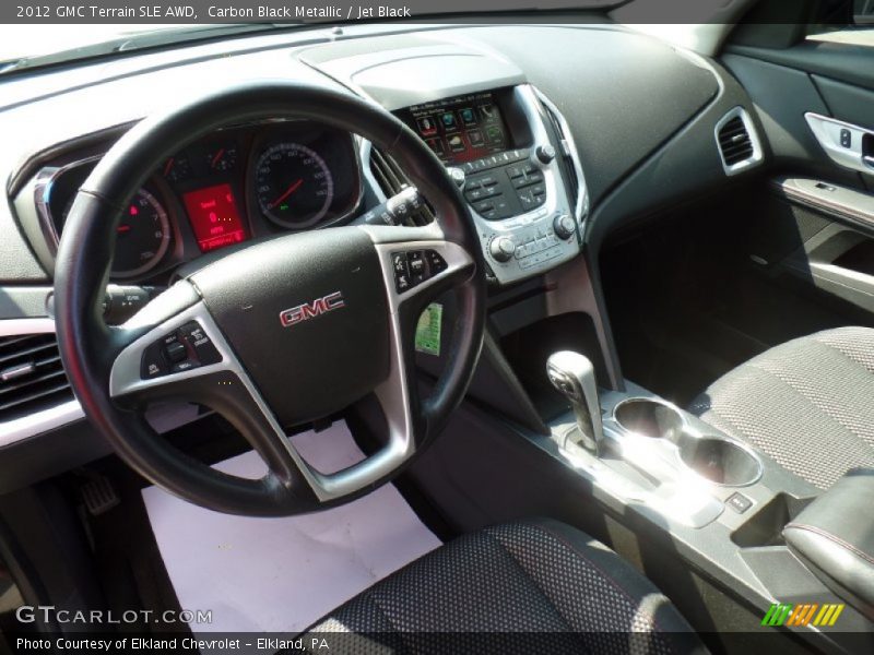 Carbon Black Metallic / Jet Black 2012 GMC Terrain SLE AWD