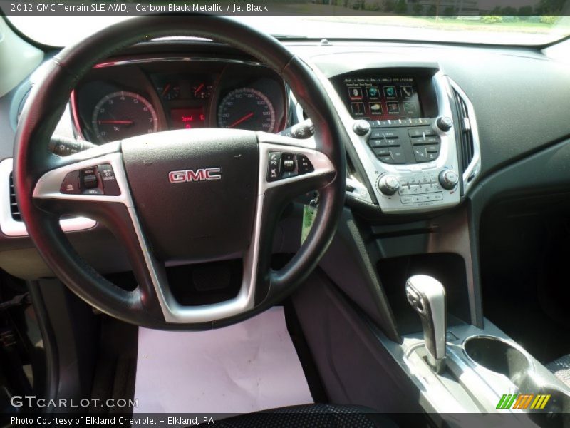 Carbon Black Metallic / Jet Black 2012 GMC Terrain SLE AWD