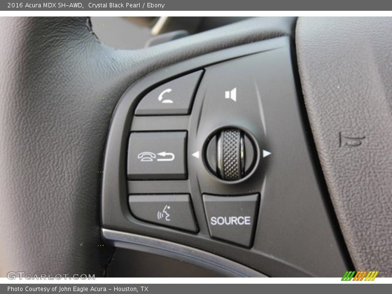 Crystal Black Pearl / Ebony 2016 Acura MDX SH-AWD