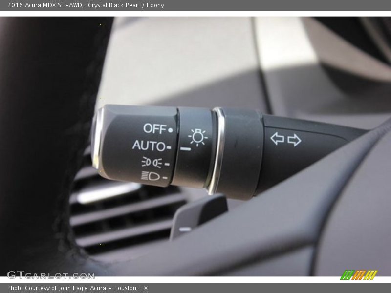 Crystal Black Pearl / Ebony 2016 Acura MDX SH-AWD