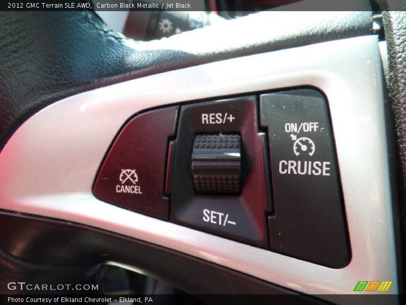 Carbon Black Metallic / Jet Black 2012 GMC Terrain SLE AWD
