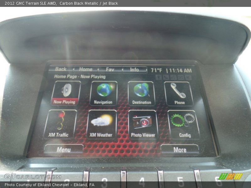 Carbon Black Metallic / Jet Black 2012 GMC Terrain SLE AWD