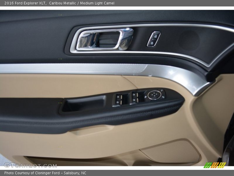 Caribou Metallic / Medium Light Camel 2016 Ford Explorer XLT