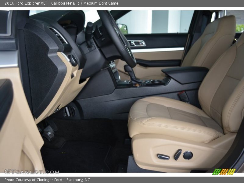 Caribou Metallic / Medium Light Camel 2016 Ford Explorer XLT