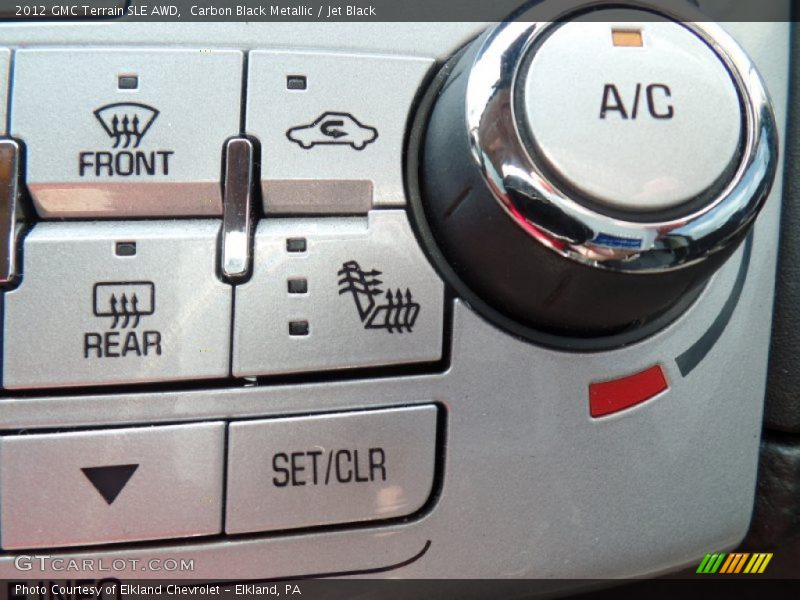 Carbon Black Metallic / Jet Black 2012 GMC Terrain SLE AWD