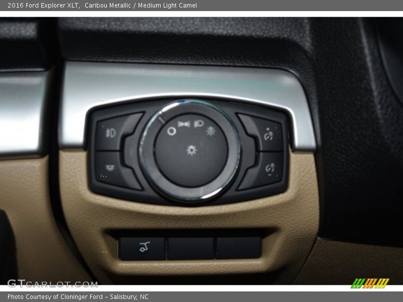 Caribou Metallic / Medium Light Camel 2016 Ford Explorer XLT