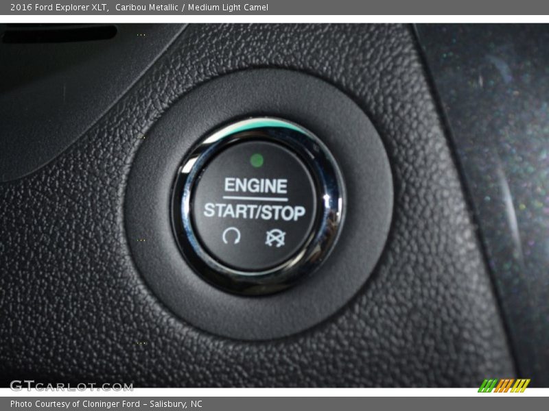 Caribou Metallic / Medium Light Camel 2016 Ford Explorer XLT