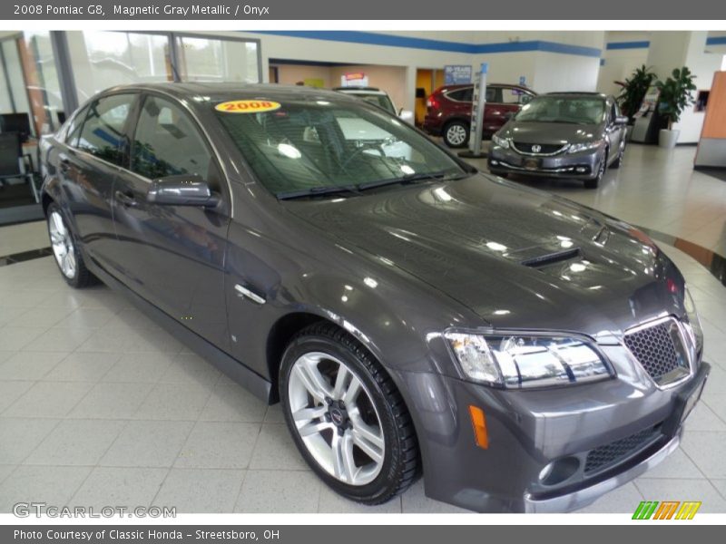 Magnetic Gray Metallic / Onyx 2008 Pontiac G8