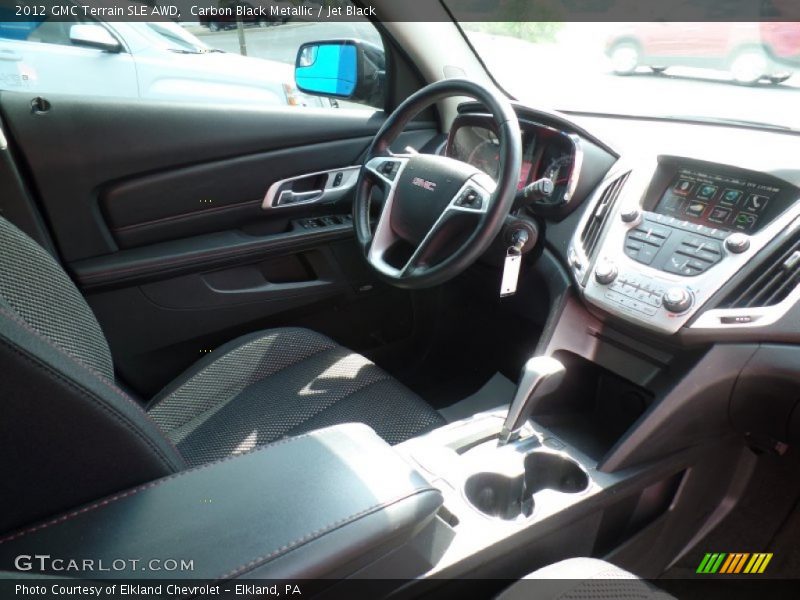 Carbon Black Metallic / Jet Black 2012 GMC Terrain SLE AWD
