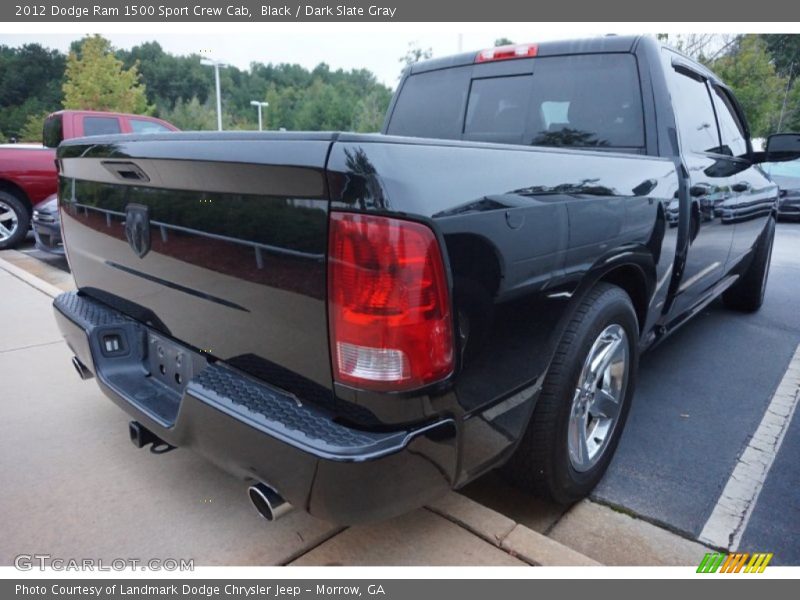 Black / Dark Slate Gray 2012 Dodge Ram 1500 Sport Crew Cab
