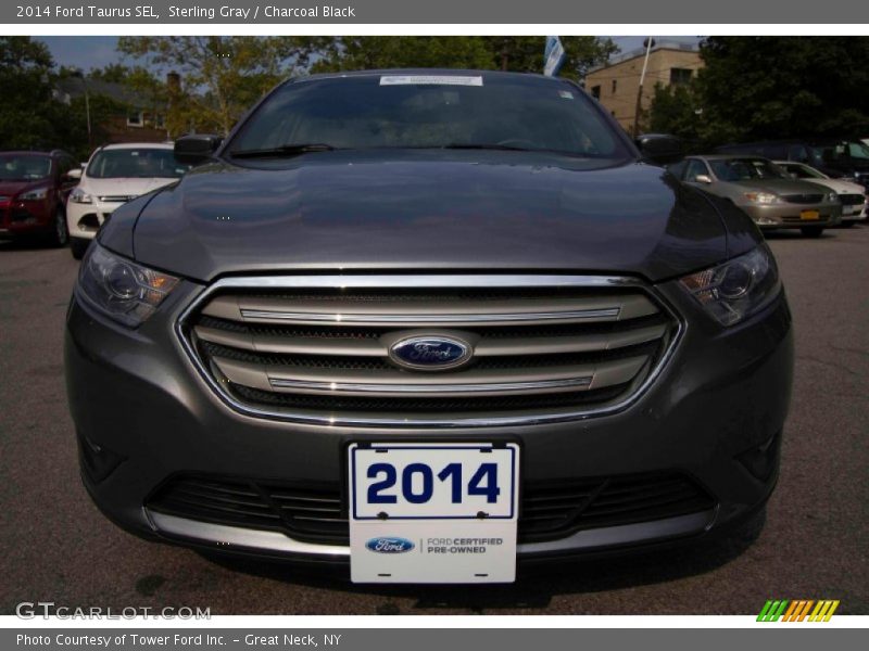 Sterling Gray / Charcoal Black 2014 Ford Taurus SEL