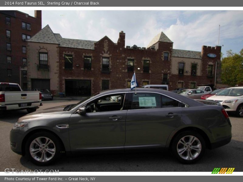 Sterling Gray / Charcoal Black 2014 Ford Taurus SEL