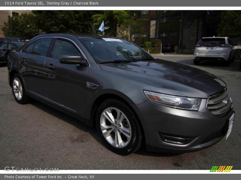 Sterling Gray / Charcoal Black 2014 Ford Taurus SEL