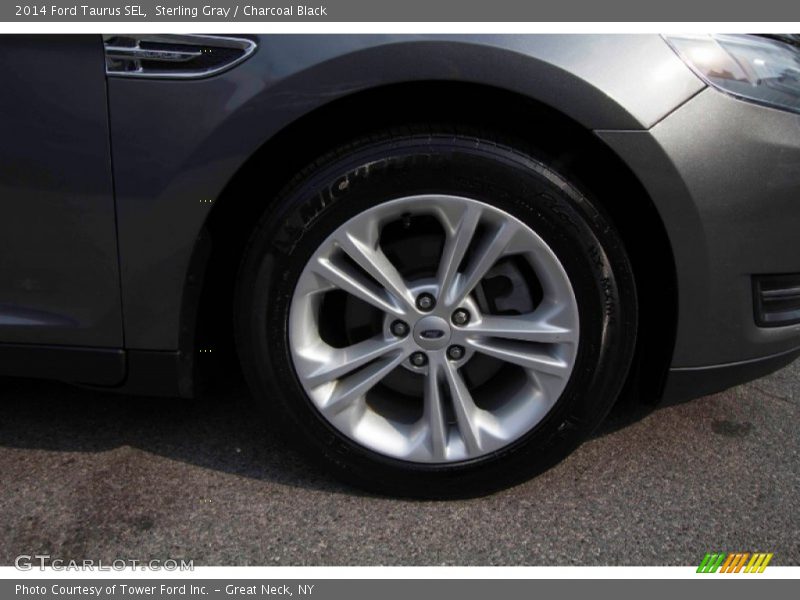 Sterling Gray / Charcoal Black 2014 Ford Taurus SEL