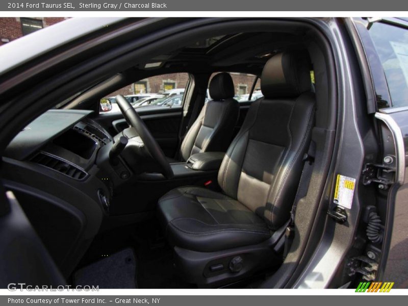 Sterling Gray / Charcoal Black 2014 Ford Taurus SEL